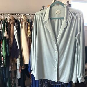 118 21”+ bust 70s 14, Ports International Drapey IcE Blue Perfection